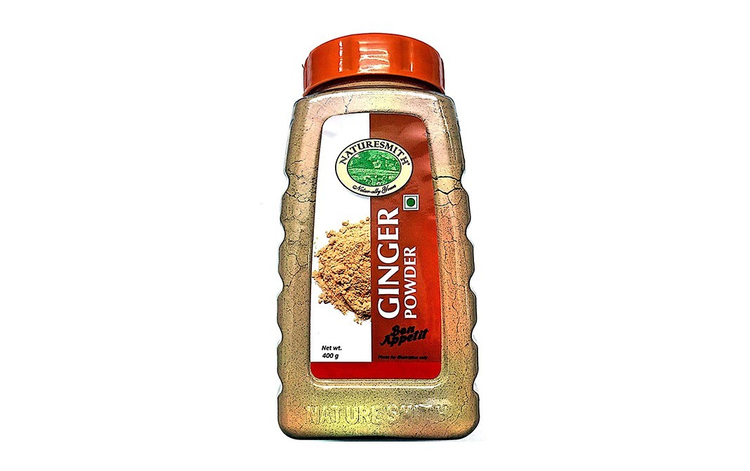 NatureSmith Ginger Powder    Plastic Jar  400 grams